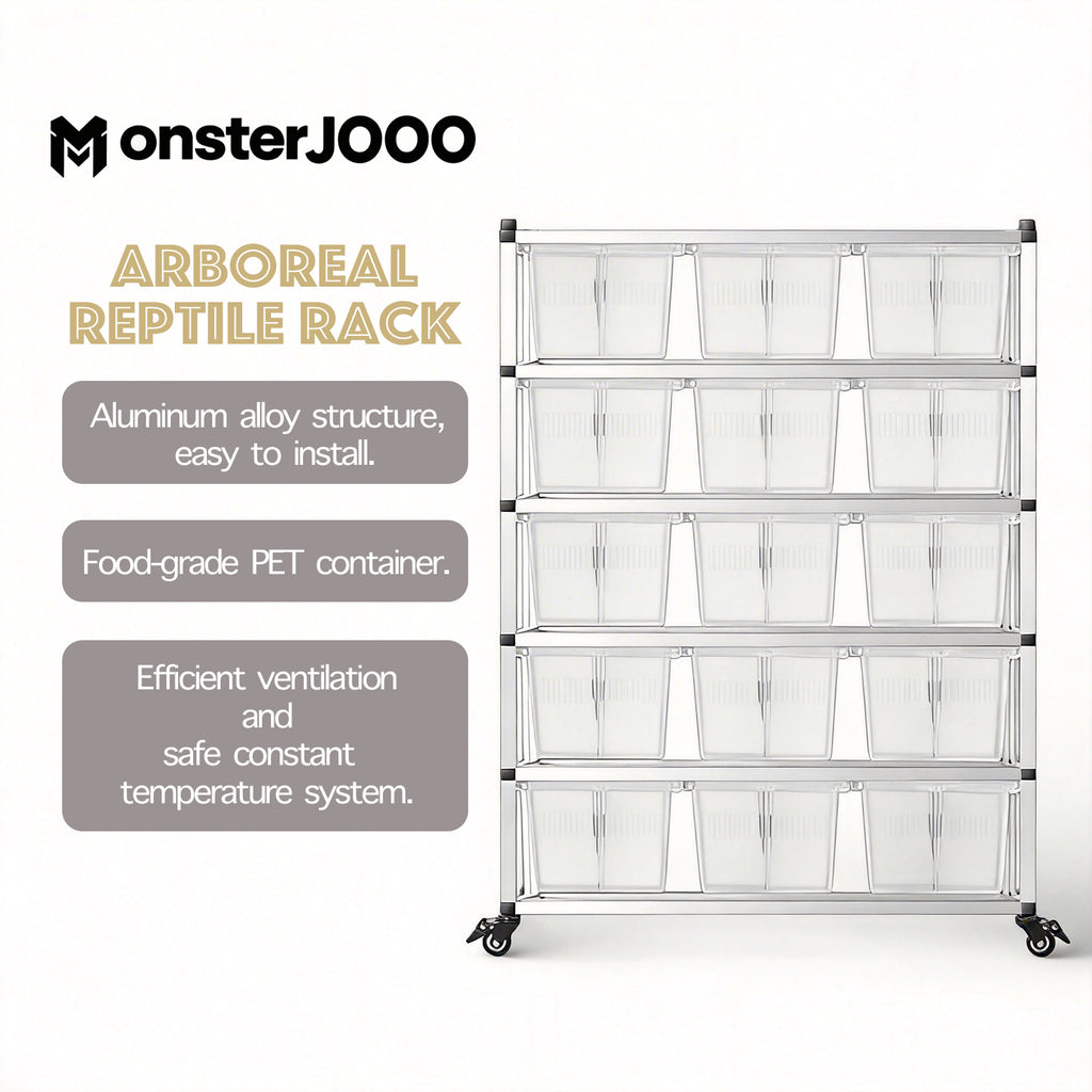 4030R Add-On Layer with 3 High-Transparent Tubs – Silver Aluminum Frame
