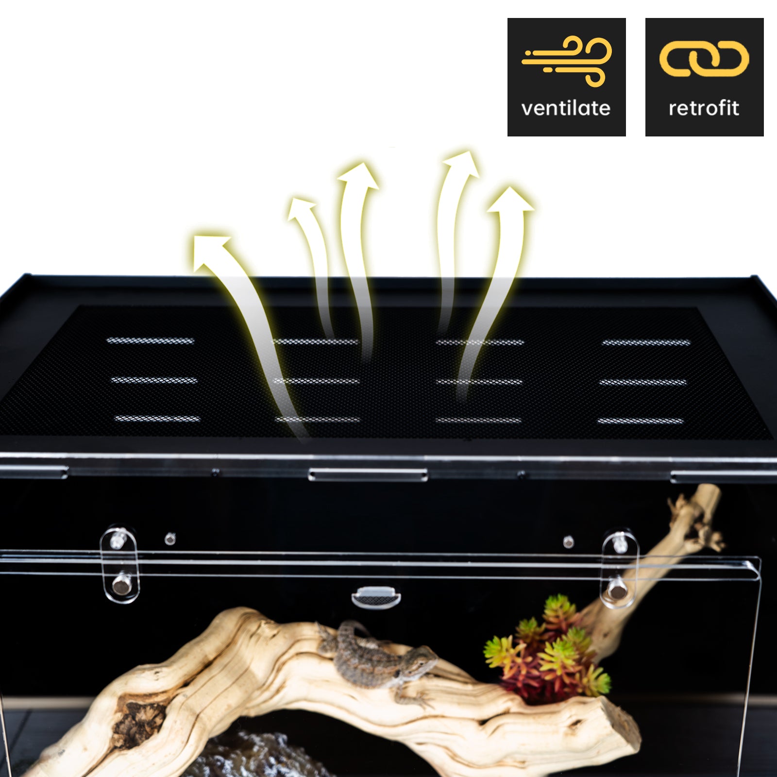 MonsterBox 12"12"18" PVC Reptile Enclosure （pre-sale）